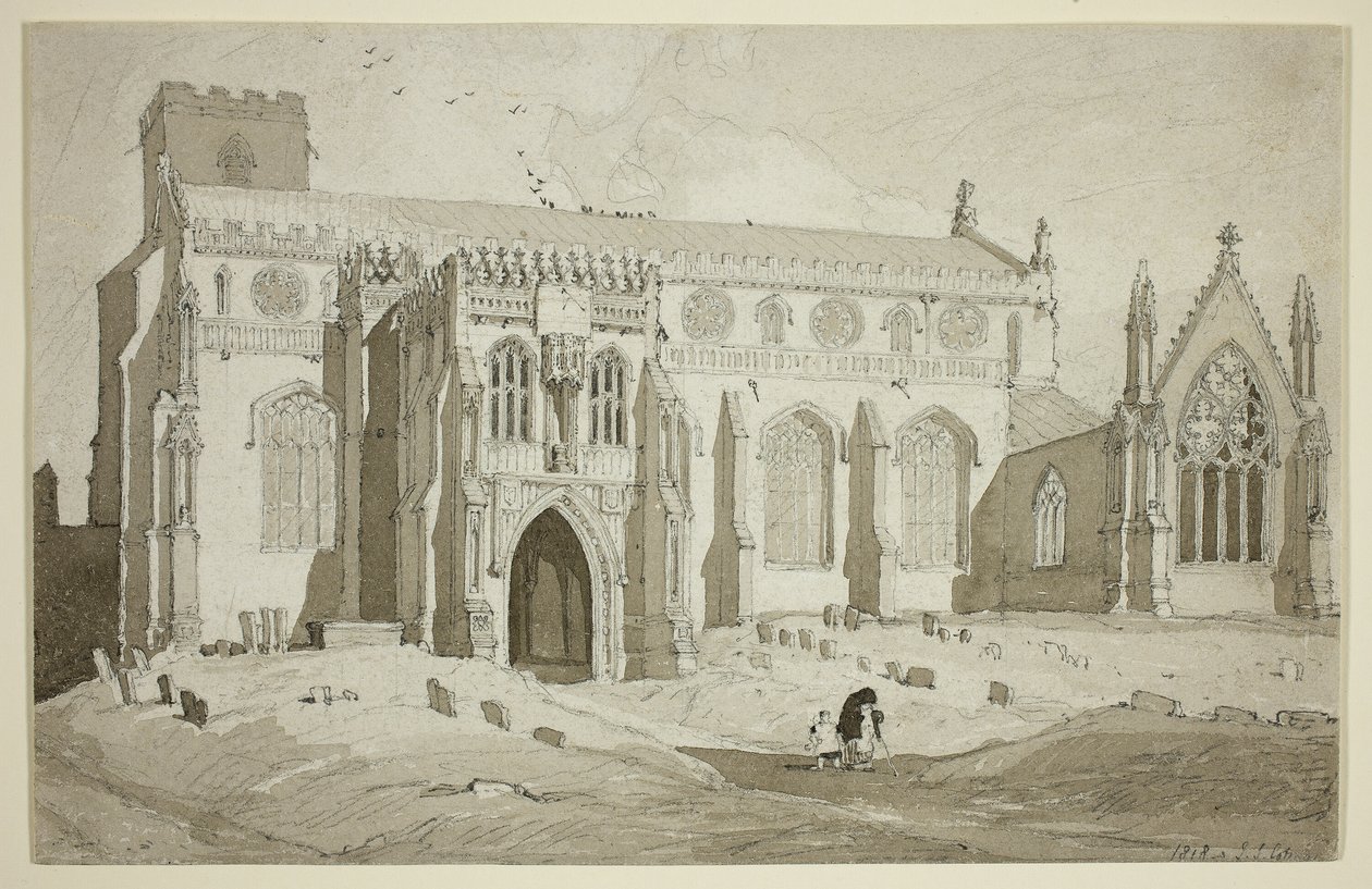Cley Kilisesi, Norfolk by John Sell Cotman