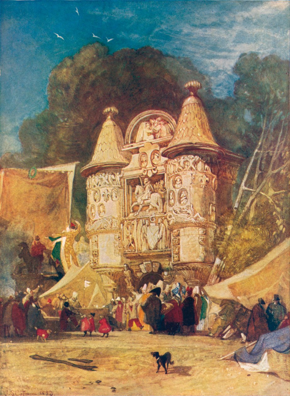 Abbey Aumale Geçidi, Normandiya, 1832 by John Sell Cotman