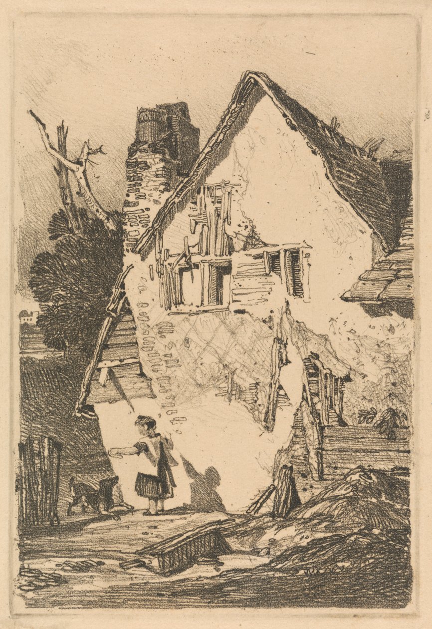Norwich yakınlarındaki Lakenham by John Sell Cotman