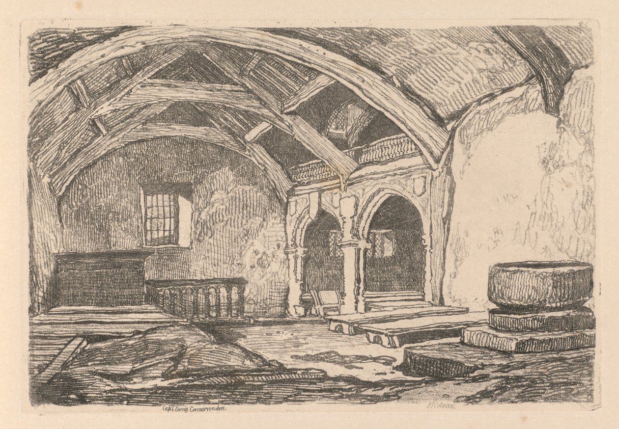 Çalışma Kitabı: Levha 42, Capel Carrig, Caernarvonshire by John Sell Cotman