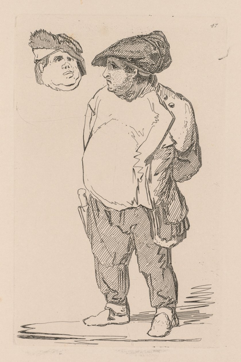Çalışmalar Kitabı: Levha 47, Bir Çalışma by John Sell Cotman