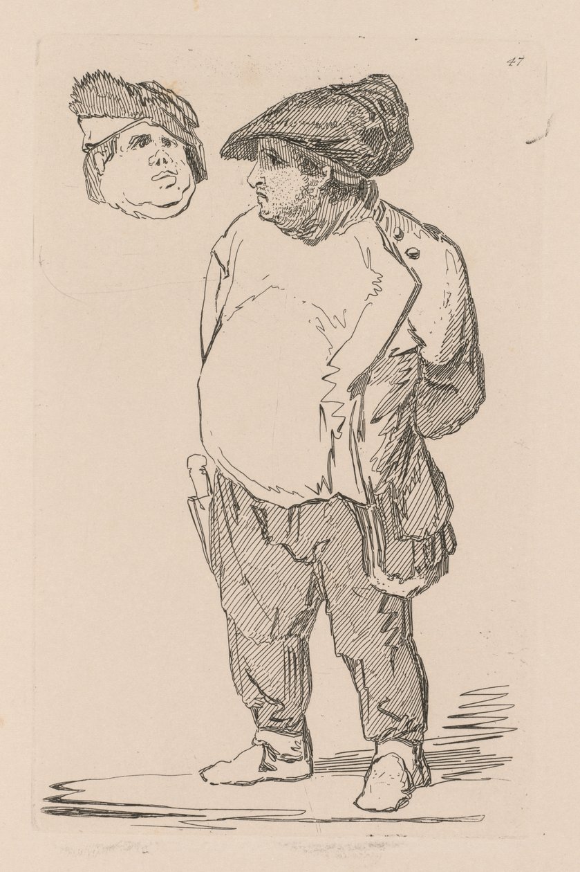 Çalışmalar Kitabı: Levha 47, Bir Çalışma, 1838 by John Sell Cotman