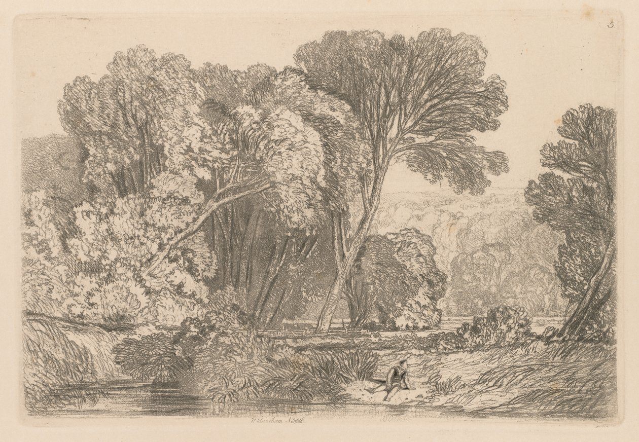 Liber Studiorum: Plaka 5, Walsingham, Norfolk, 1838 by John Sell Cotman