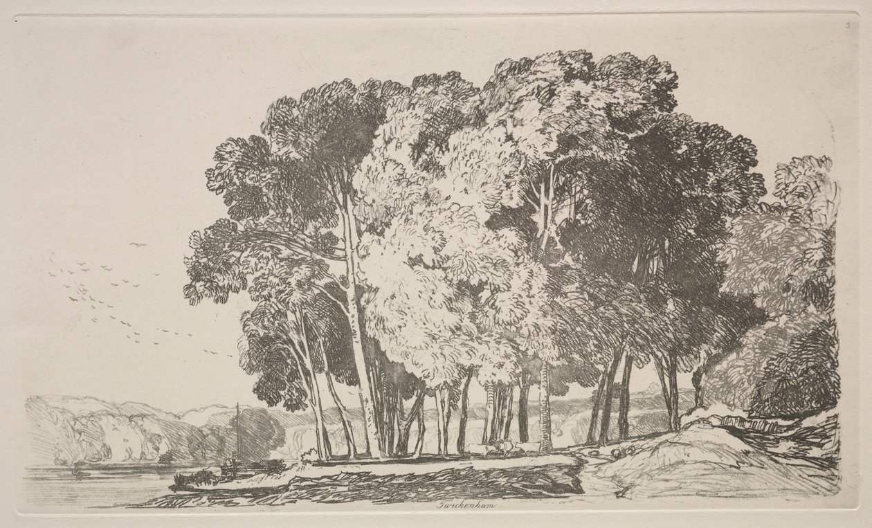 Çalışmalar Kitabı: Twickenham, 1838 by John Sell Cotman