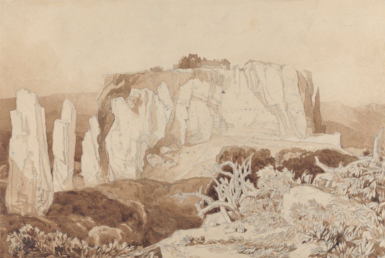 Mortain, Normandiya by John Sell Cotman