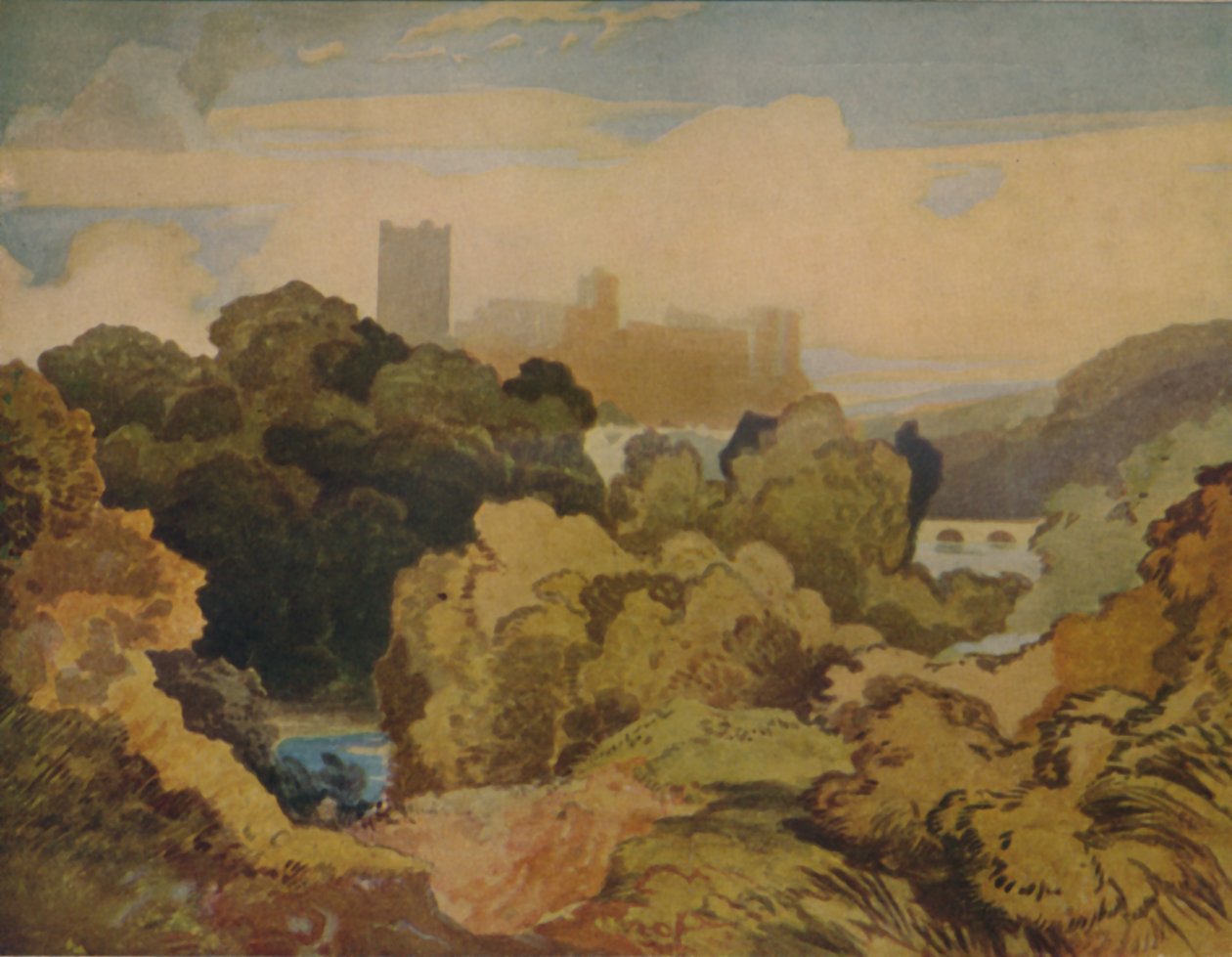Richmond, Yorkshire, 1923 by John Sell Cotman