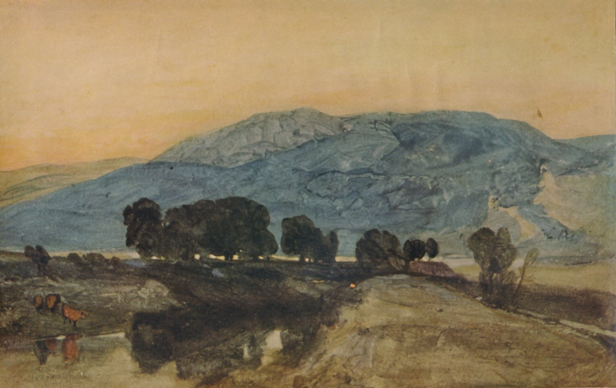 Kayalık Manzara, Gün Batımı, 1923 by John Sell Cotman