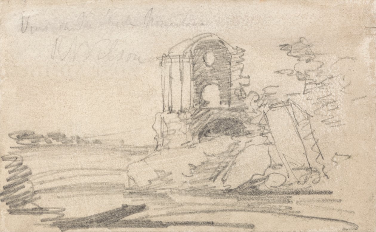 Richard Wilson'dan sonra Harap Tapınak by John Sell Cotman
