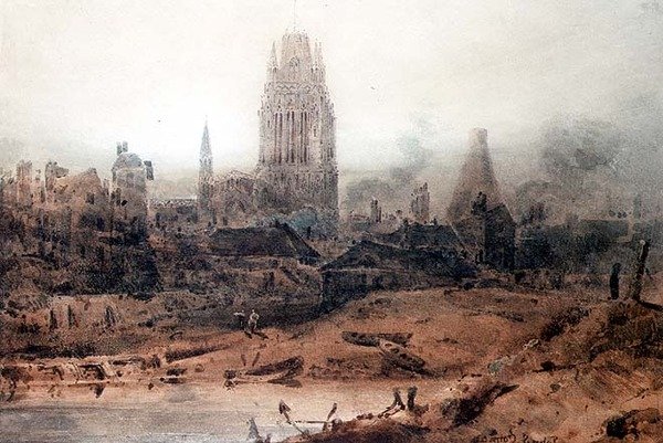 Aziz Mary Redcliffe, Bristol by John Sell Cotman