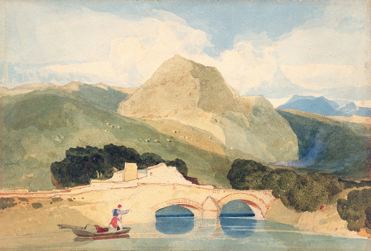 Tan-y-Bwlch (kağıt üzerine sulu boya) by John Sell Cotman
