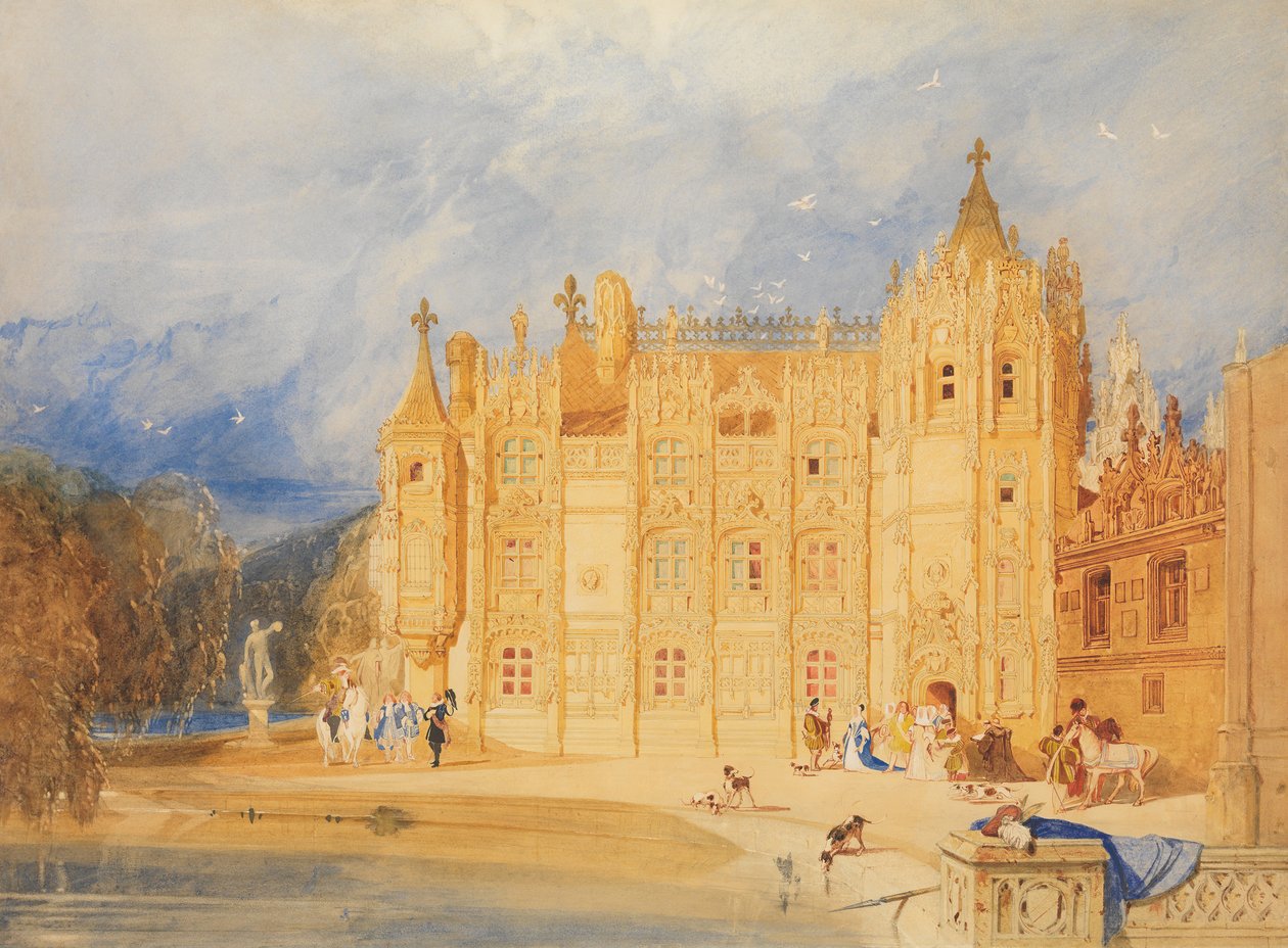 Abbatial Evi, St. Ouen, Rouen, 1824-31. by John Sell Cotman