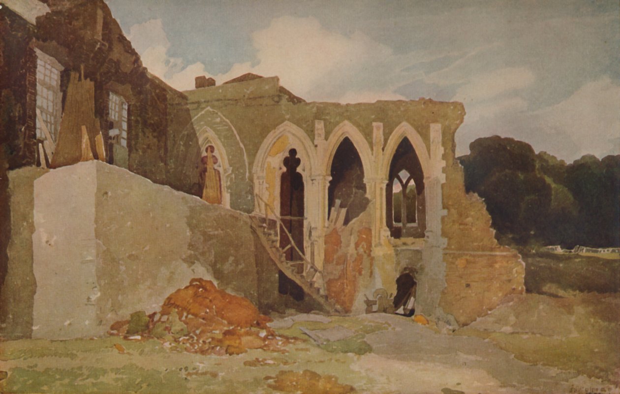 Walsingham Manastırı, 1923 by John Sell Cotman