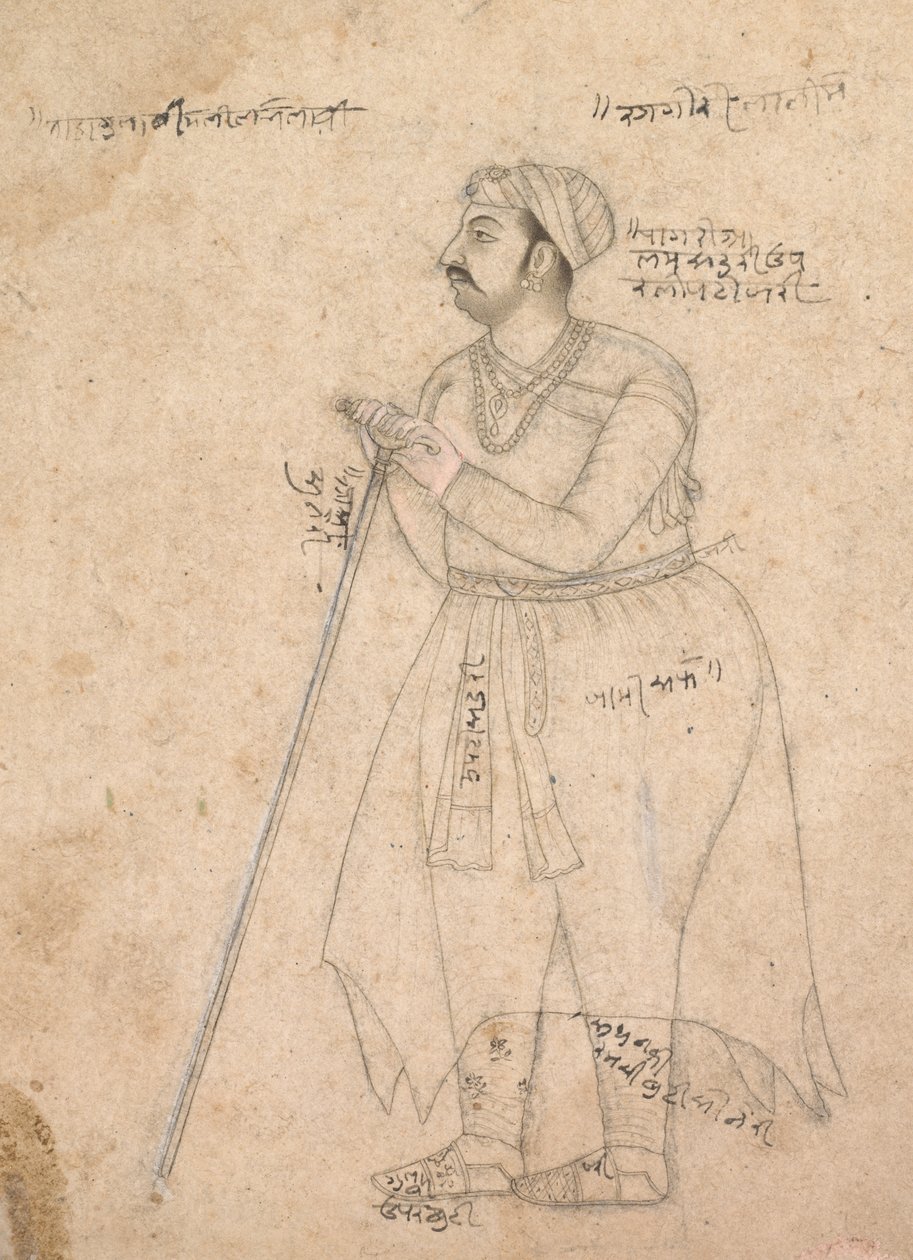 Bikanerli Maharaja Rai Singh'in Portresi (1574-1612) by John Seymour