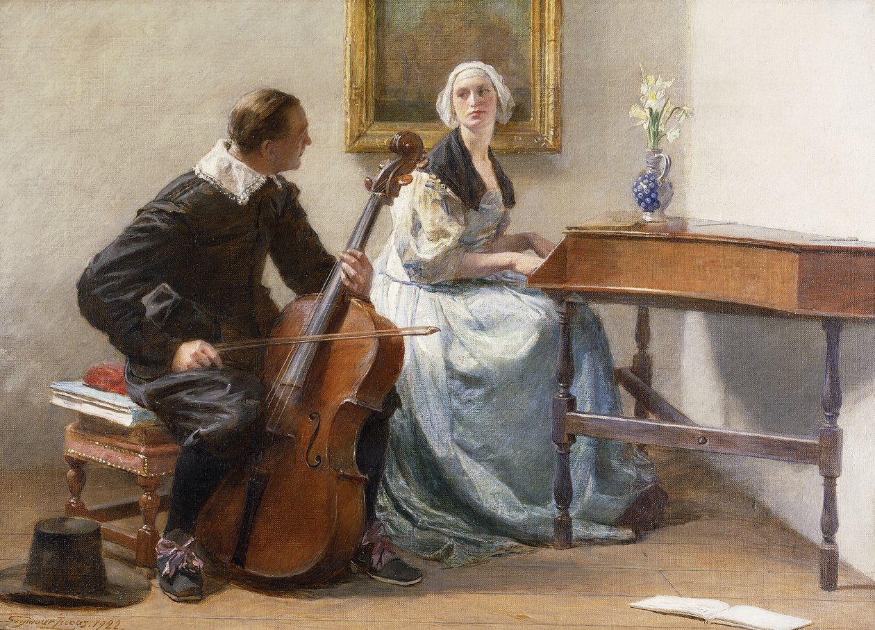 Beklenmedik Bir Soru, 1922 by John Seymour Lucas