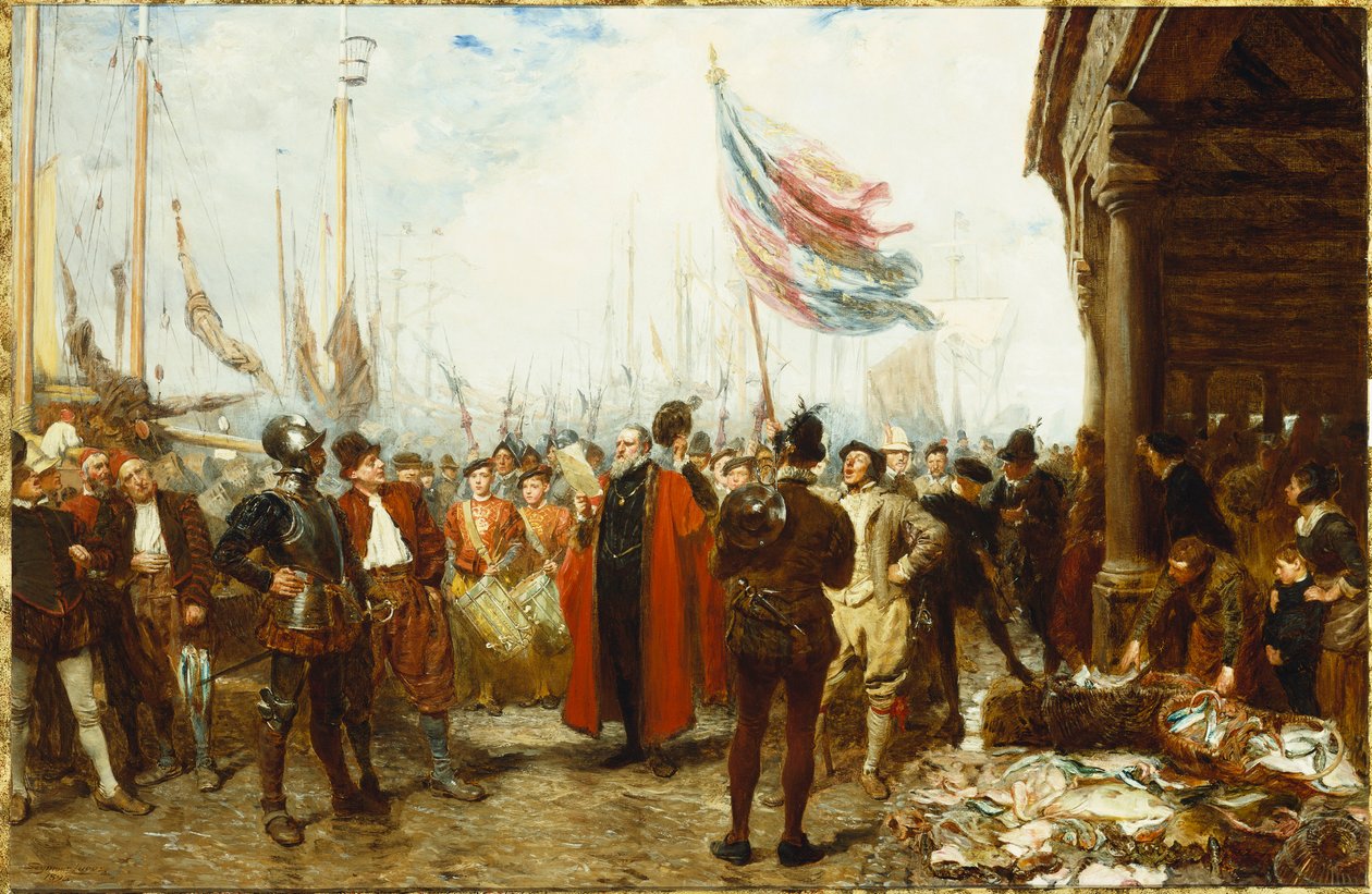 Silahlanma Çağrısı, 1894 by John Seymour Lucas
