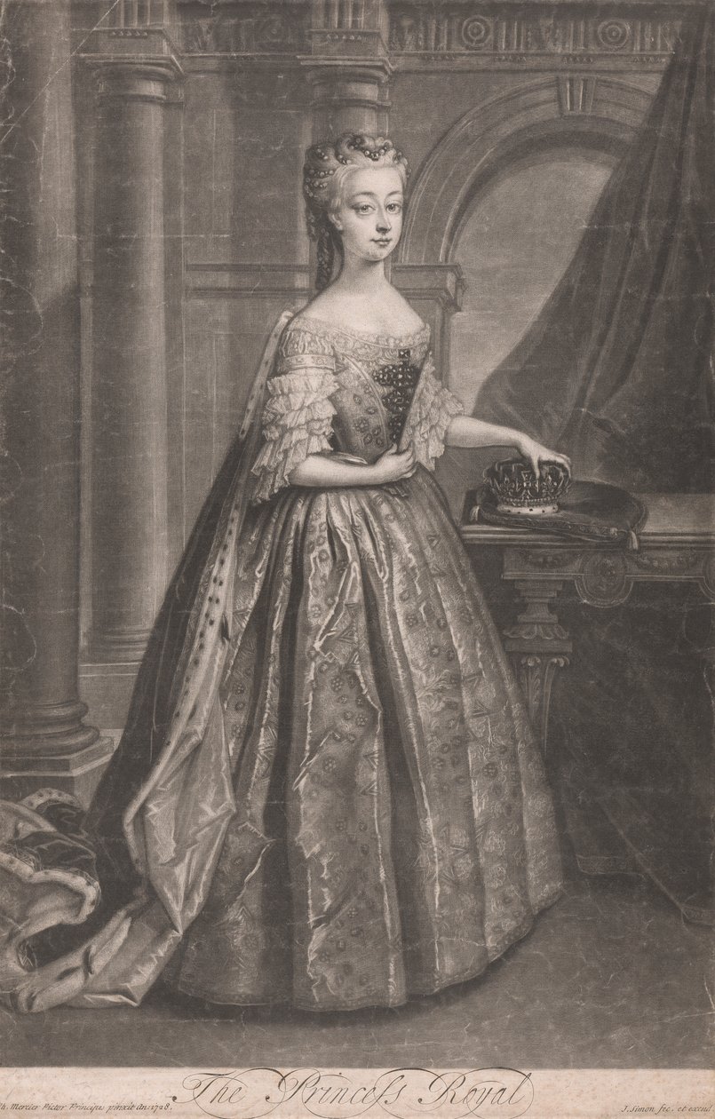 Prenses Kraliyet (Prenses Ann, George II'nin en büyük kızı) by John Simon