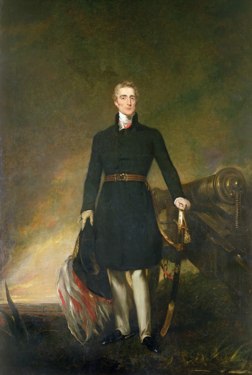 Arthur Wellesley (1769-1852) Wellington Dükü (tuval üzerine yağlı boya) by John Simpson