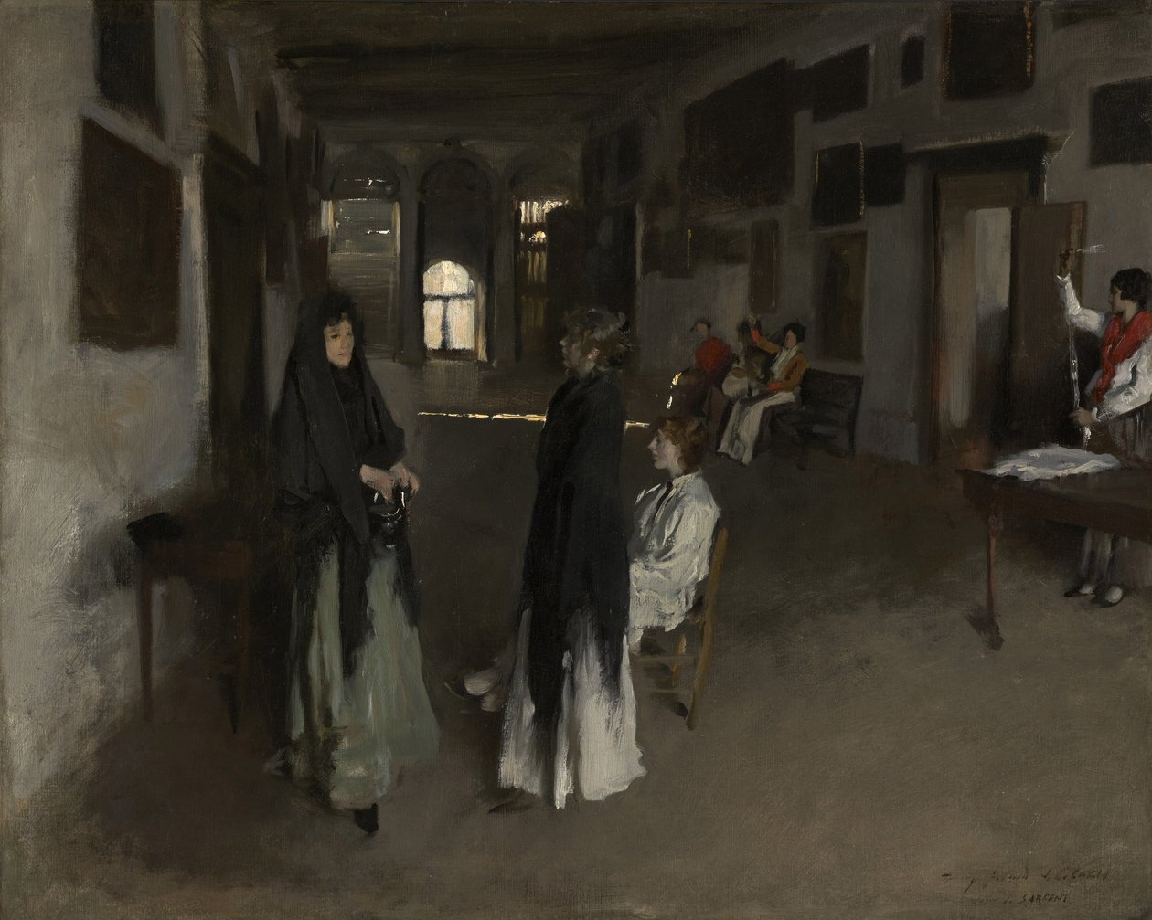 Bir Venedik İç Mekanı, c.1880-82 by John Singer Sargent