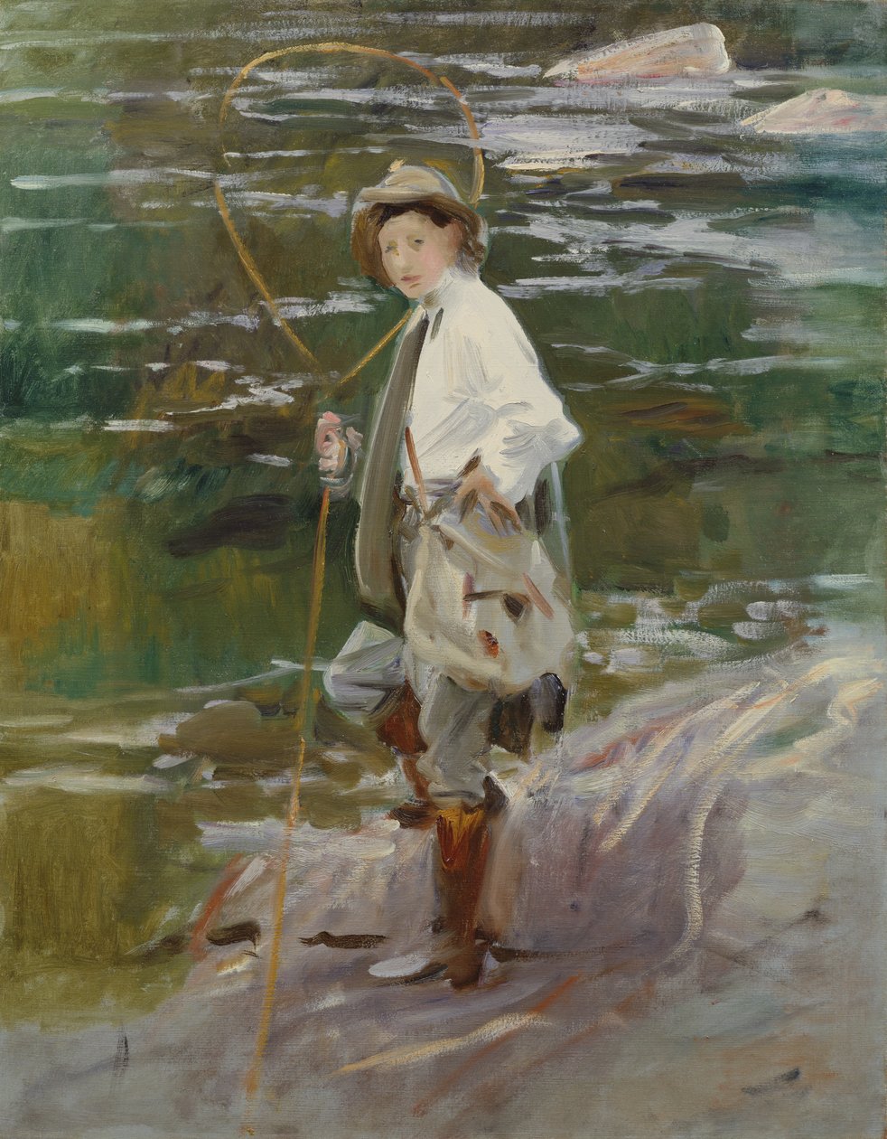 Genç Bir Somon Balıkçısı, 1901 by John Singer Sargent