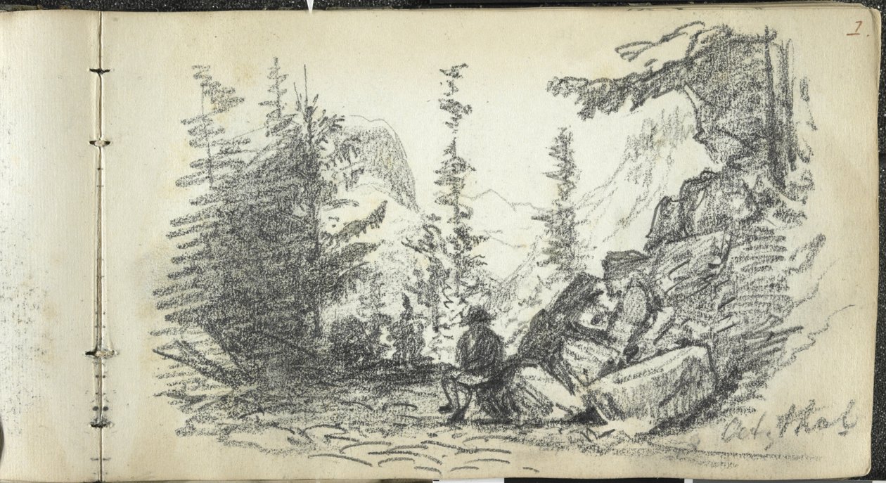 Alp Manzarası, Oetztal, Avusturya by John Singer Sargent
