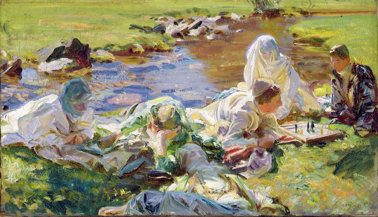 Dolce far niente, 1907 dolayları by John Singer Sargent
