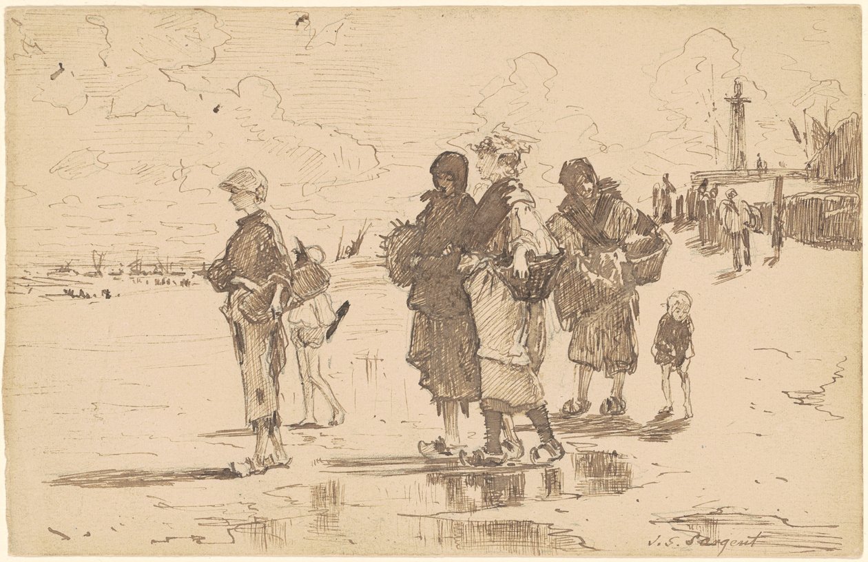 Balık Tutmaya Çıkmak, 1878. by John Singer Sargent