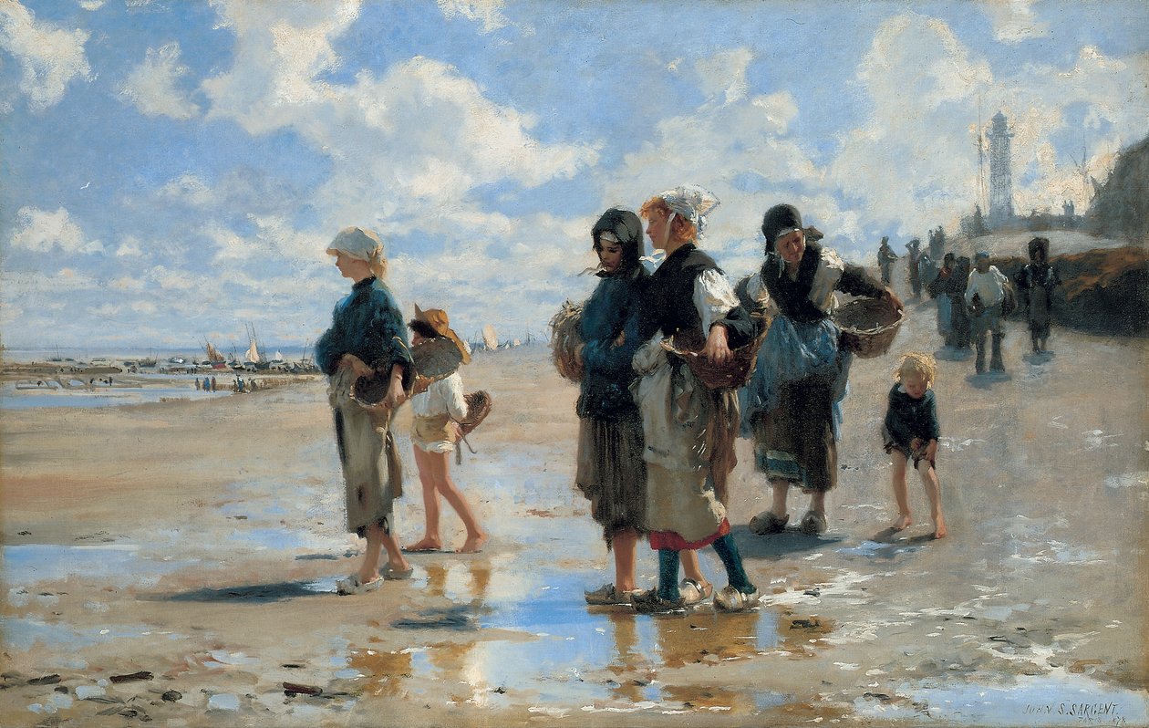 Balığa Çıkmak veya Balığa Yola Çıkmak by John Singer Sargent