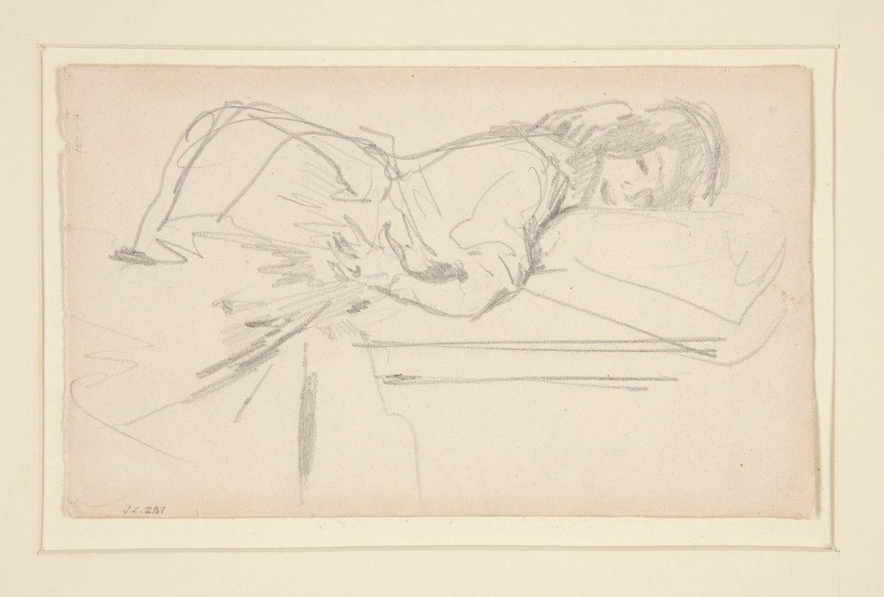 Bir Kız Figürü by John Singer Sargent