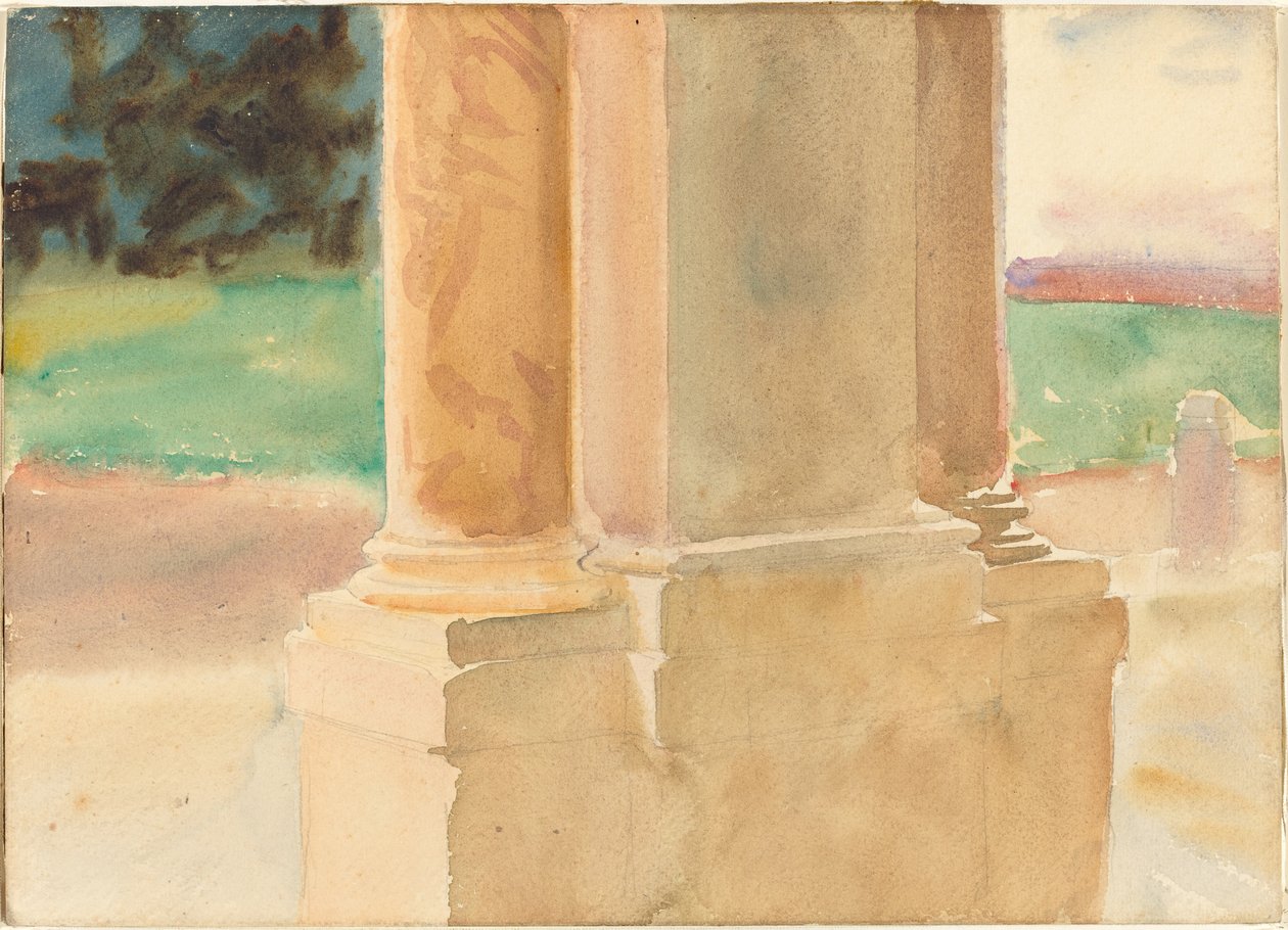 Frascati, Mimari Çalışma by John Singer Sargent