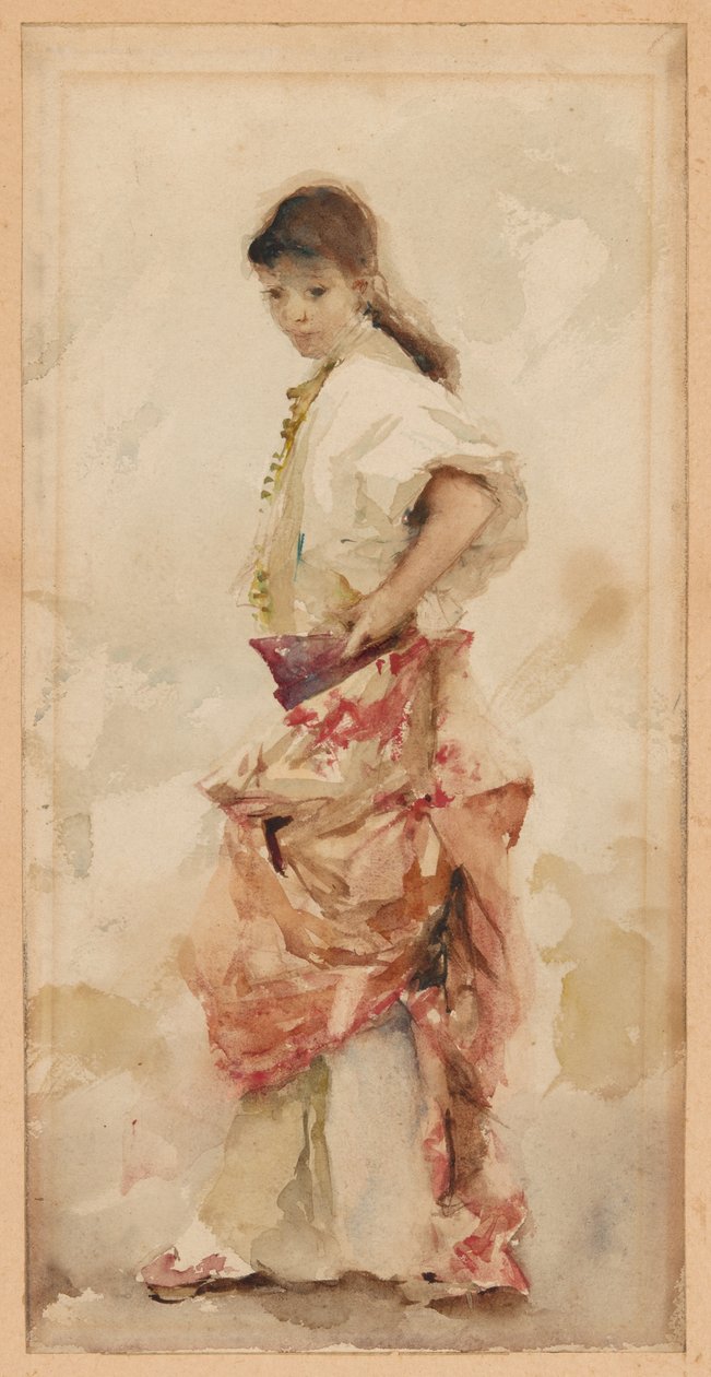 İspanyol kostümlü kız by John Singer Sargent