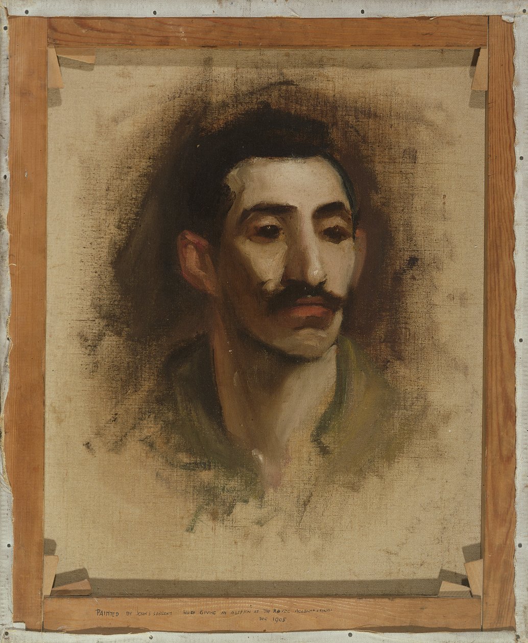 Bir adamın başı, 1905 by John Singer Sargent