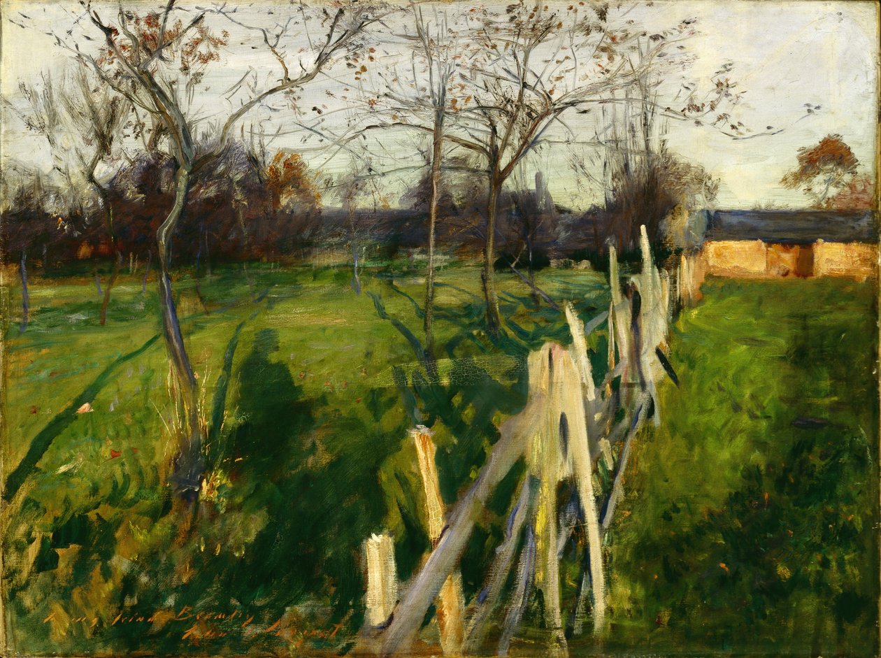 Ev Tarlaları, c.1885 by John Singer Sargent