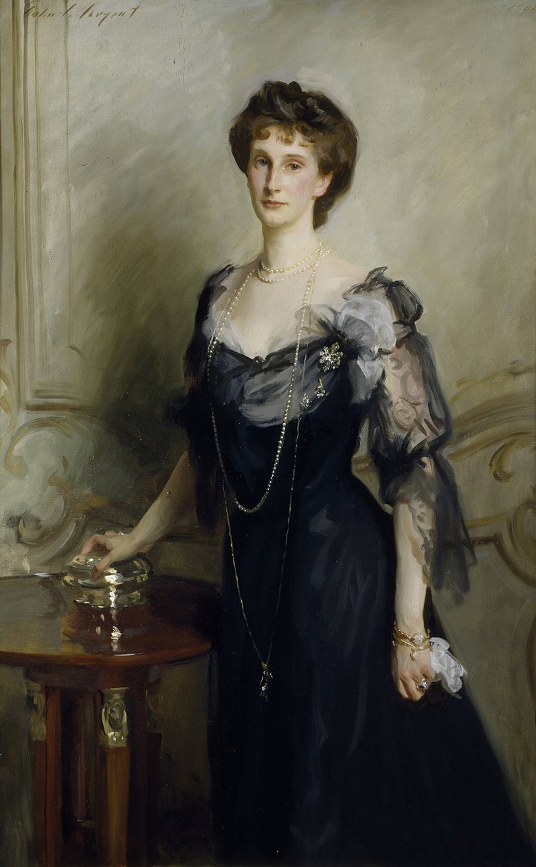 Leydi Evelyn Cavendish (tuval üzerine yağlı boya) by John Singer Sargent