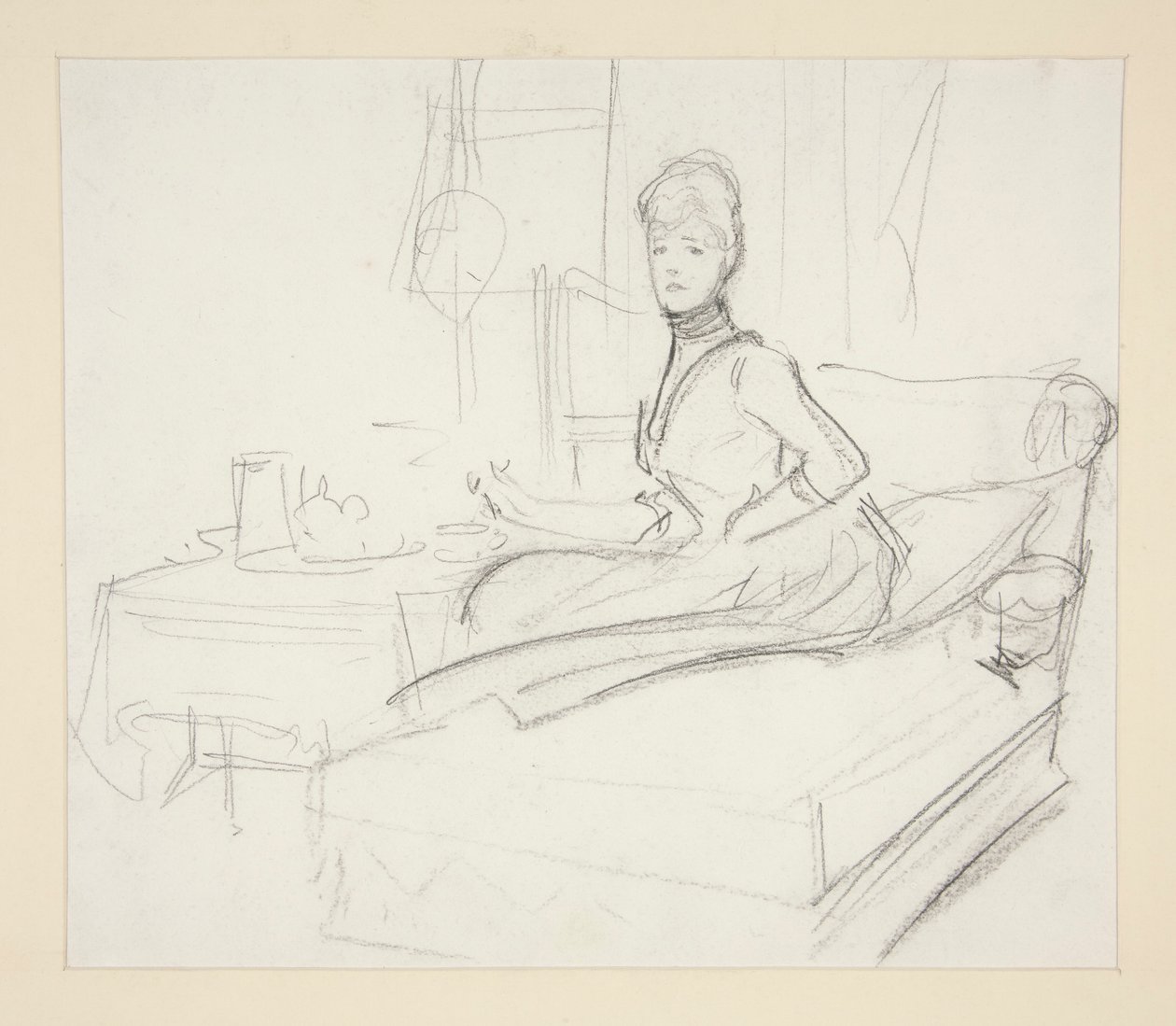 Bayan çay masasında by John Singer Sargent