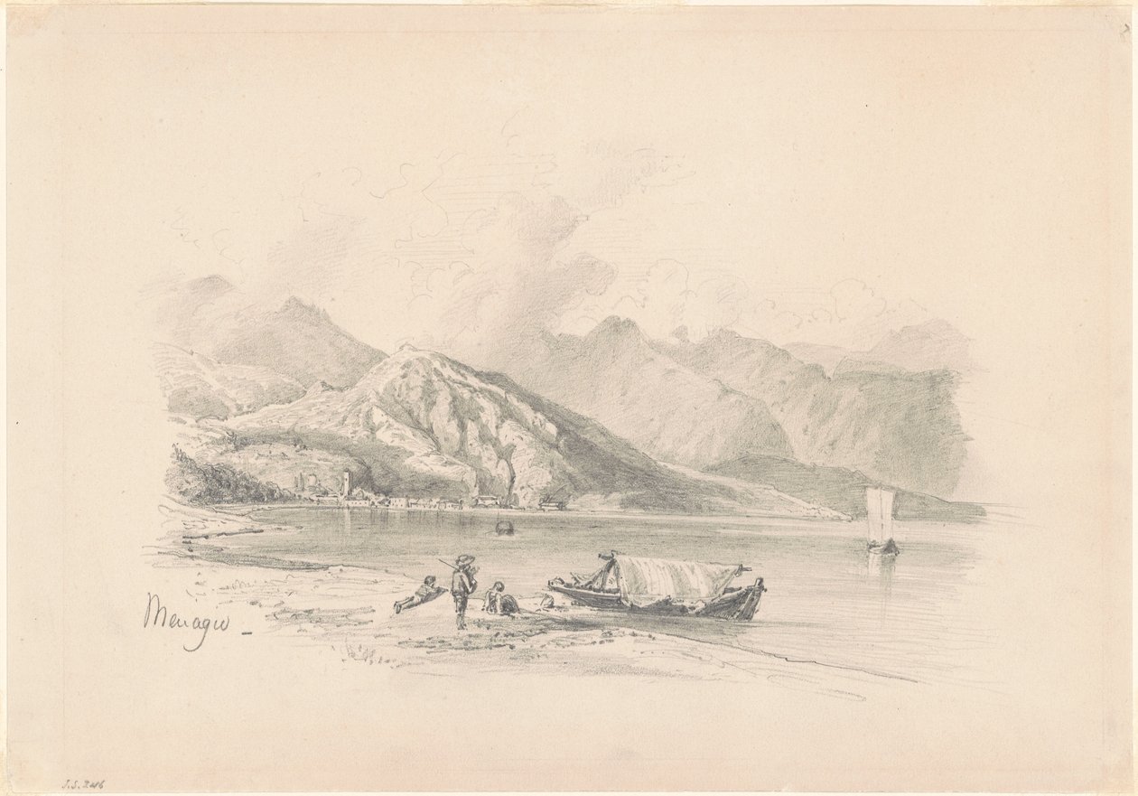 Lake Shore, Menaggio [rekto] by John Singer Sargent