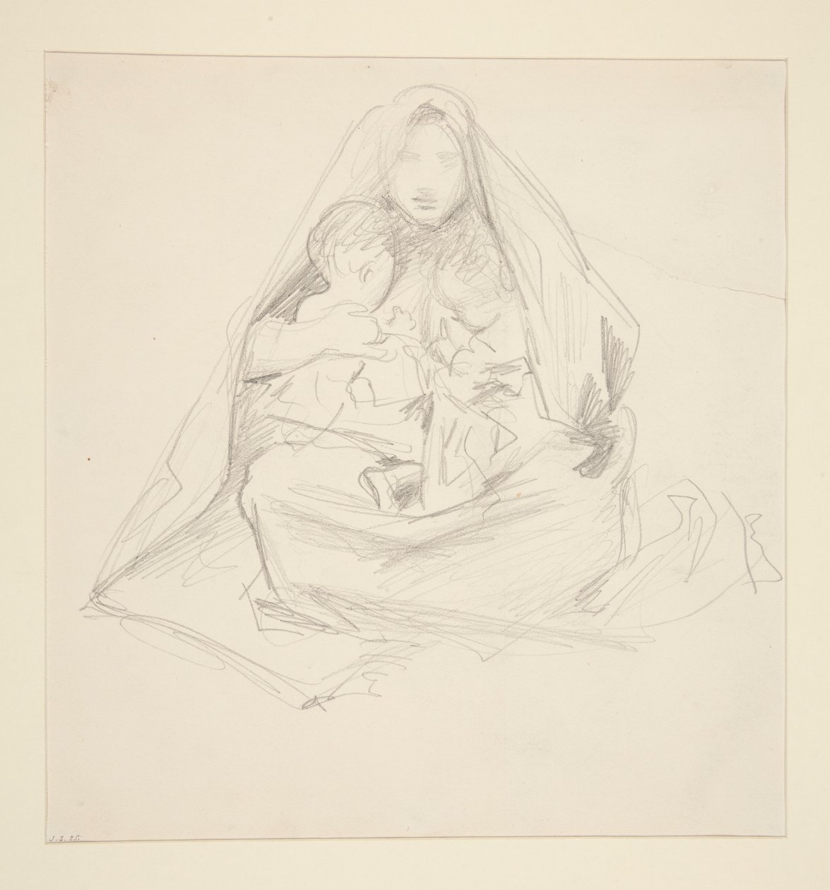 madonna ve çocuk by John Singer Sargent