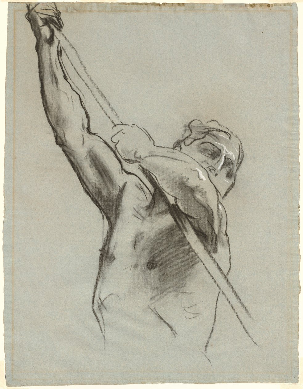 Kutuplu Erkek Gövde by John Singer Sargent