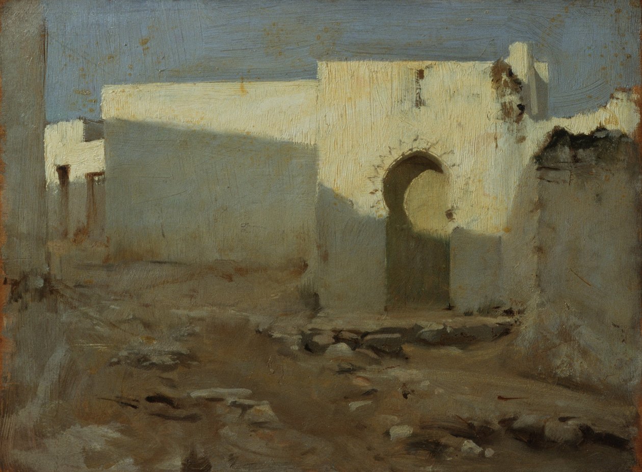 Gün Işığında Mağribi Binaları, 1879-80 by John Singer Sargent