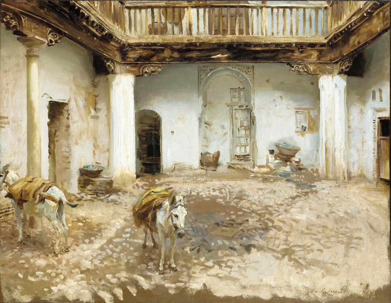 Mağribi Avlusu by John Singer Sargent