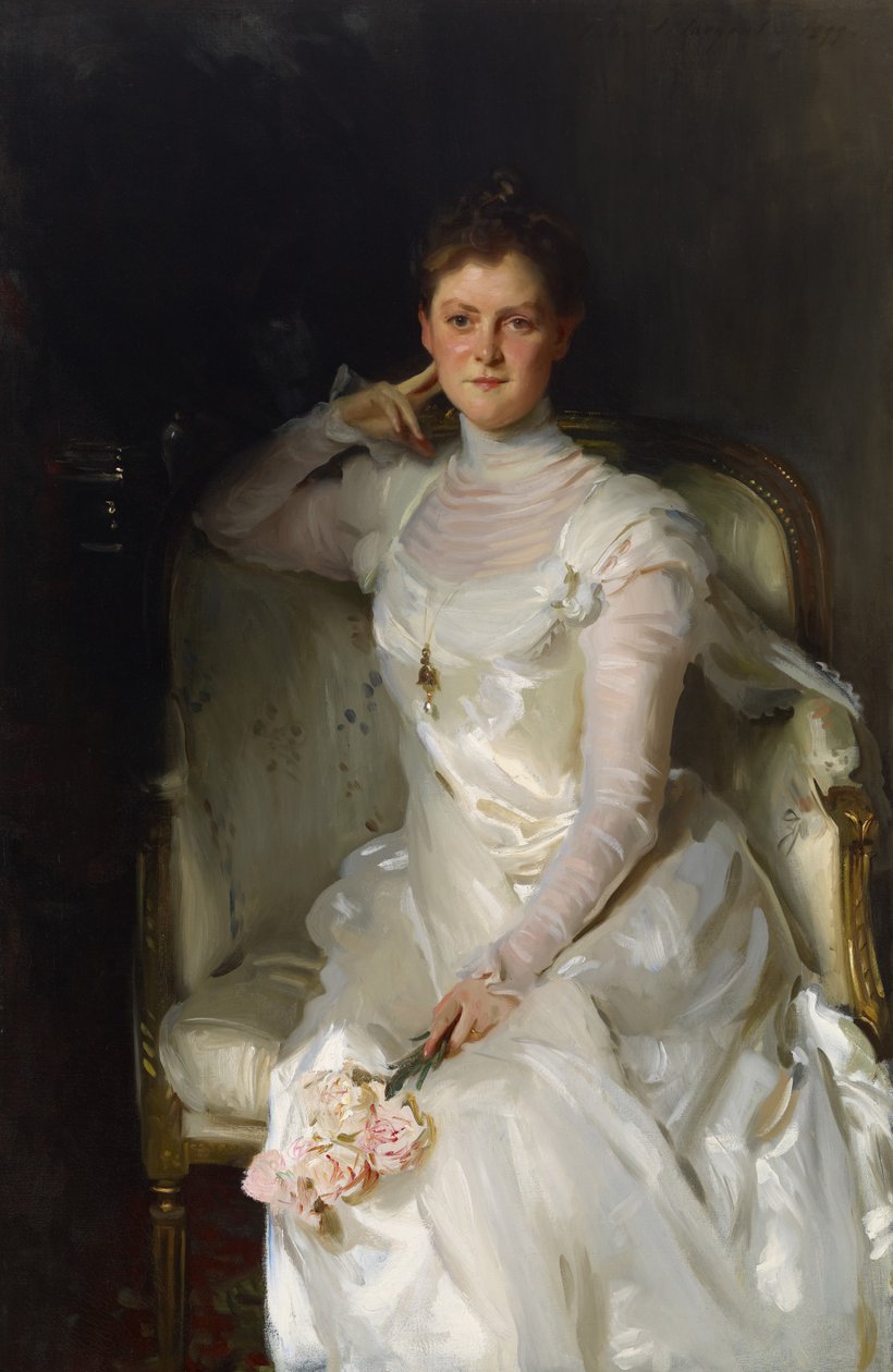 Bayan Joshua Montgomery Sears (1858-1935) 1899 (tuval üzerine yağlı boya) by John Singer Sargent