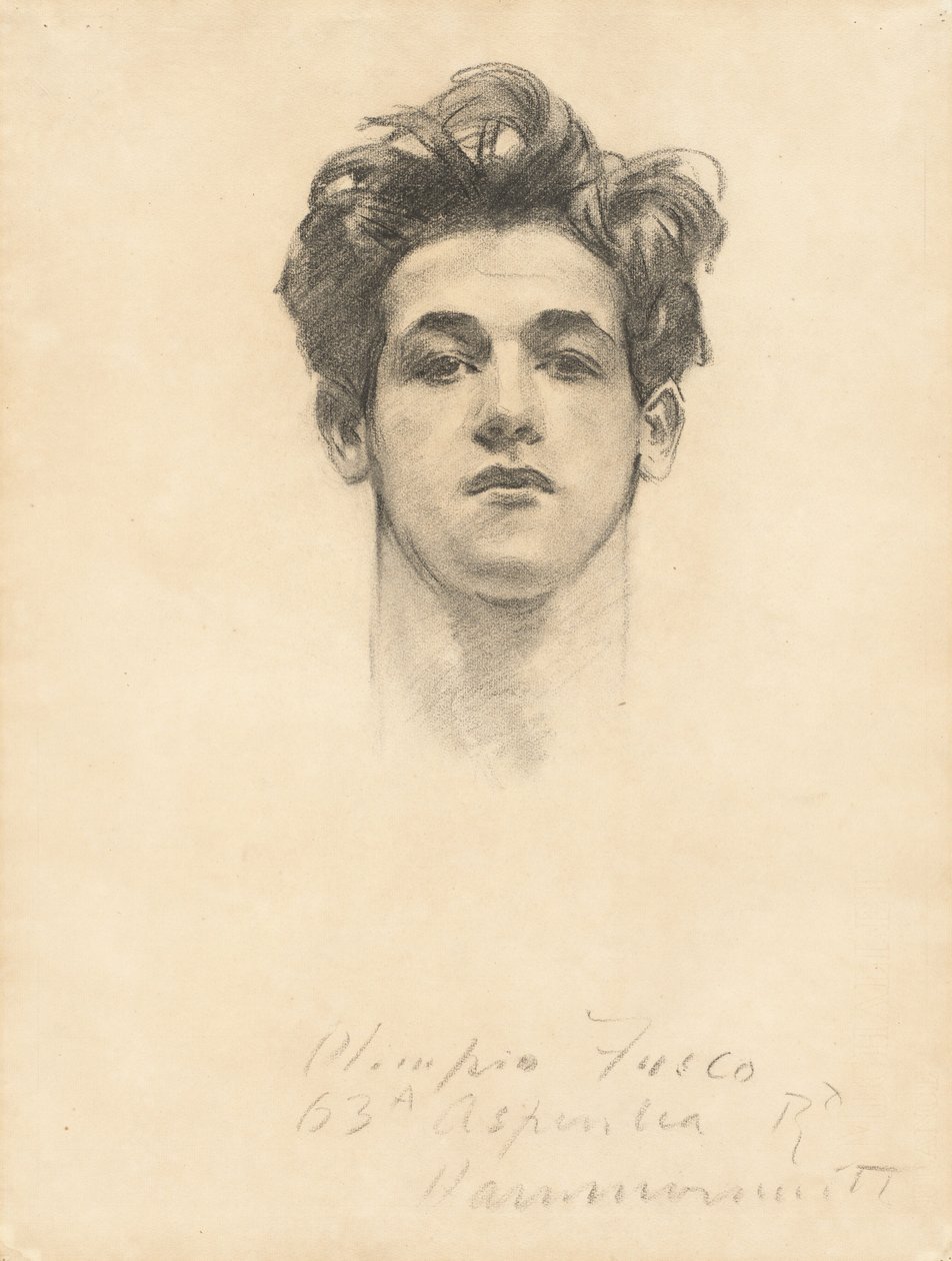 John C. Fusco, c. 1900-1910. by John Singer Sargent