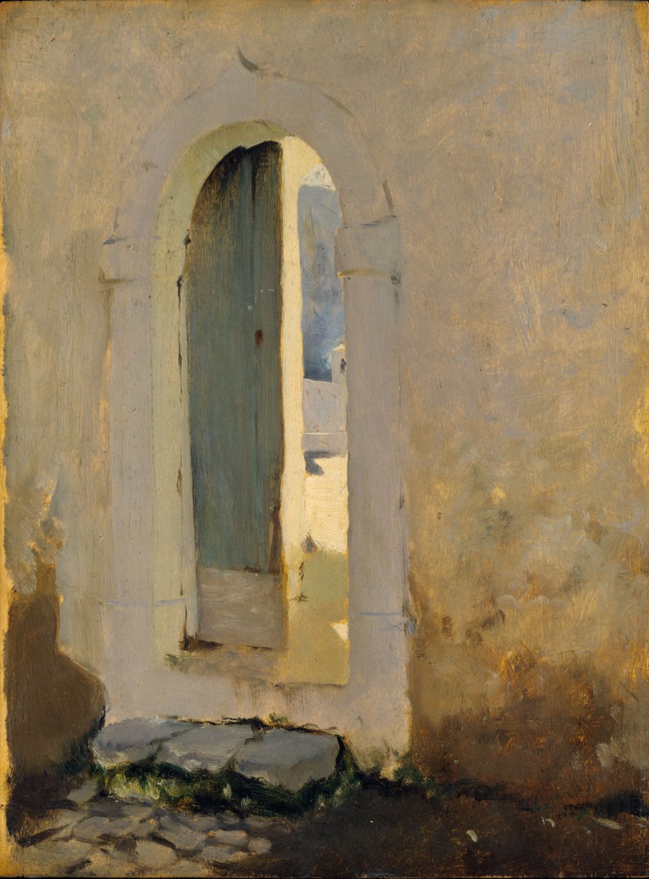 Açık Kapı, Fas, 1879-80 by John Singer Sargent