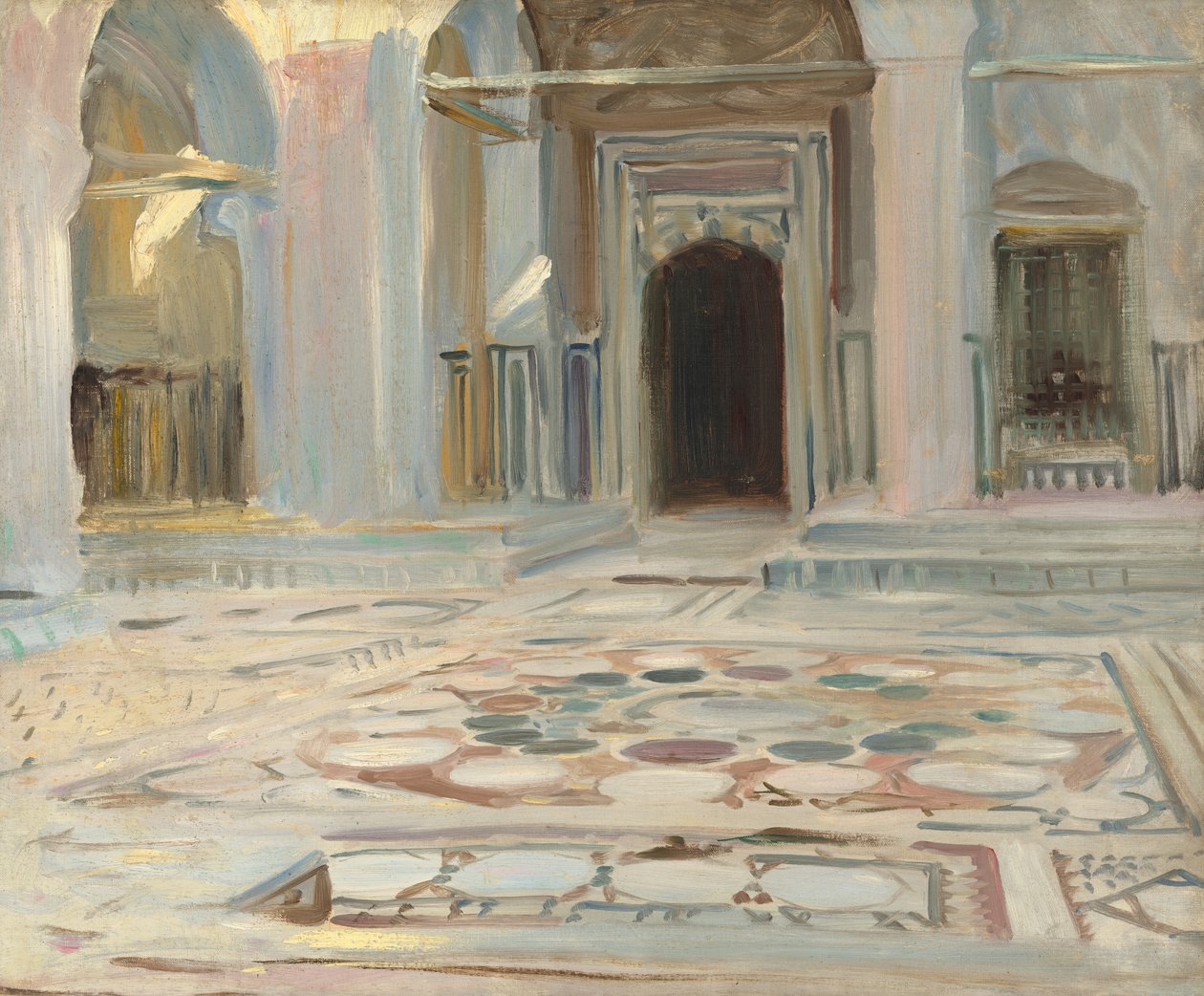 Kaldırım, Kahire, 1891. by John Singer Sargent