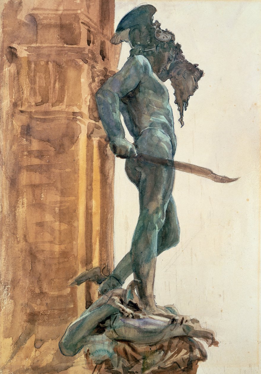 Perseus, Floransa by John Singer Sargent