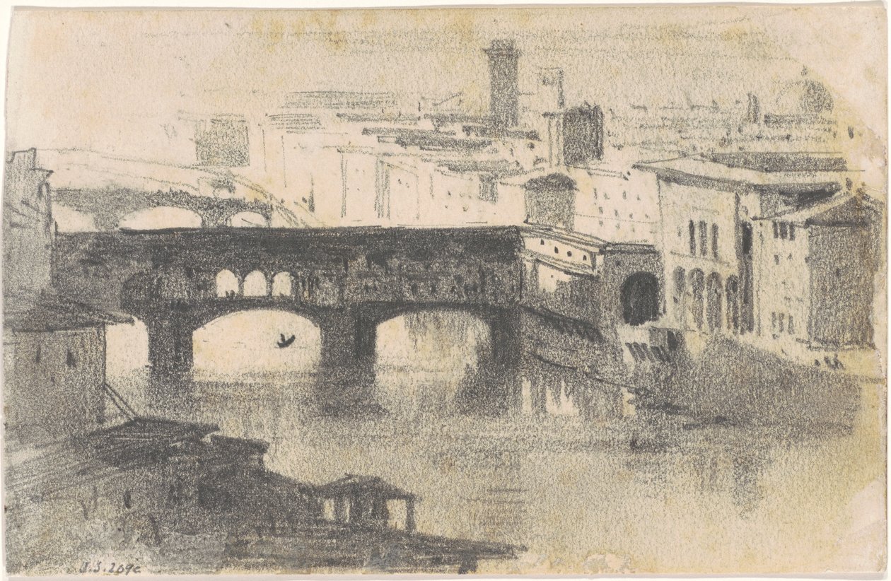 Ponte Vecchio, Floransa [rekto] by John Singer Sargent
