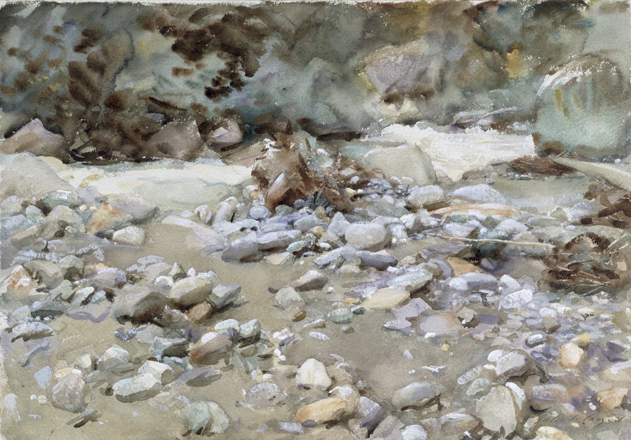 nehir yatağı by John Singer Sargent