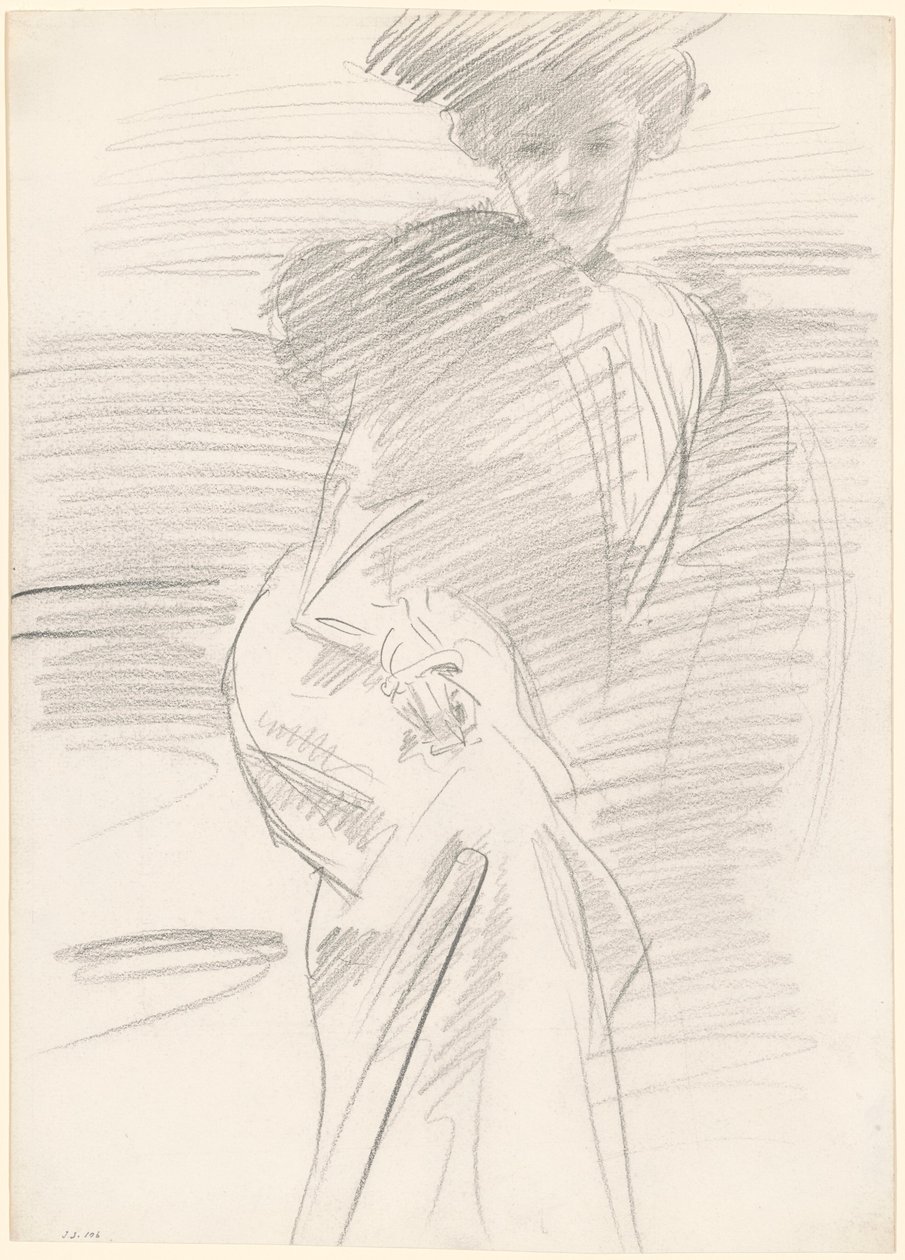 oturan kadın by John Singer Sargent