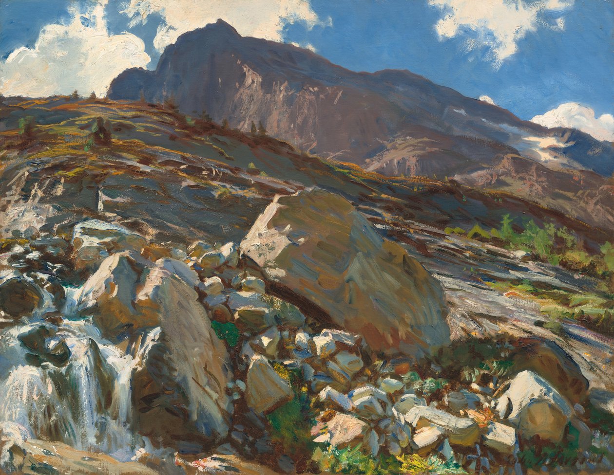 Simplon Geçidi, 1911. by John Singer Sargent