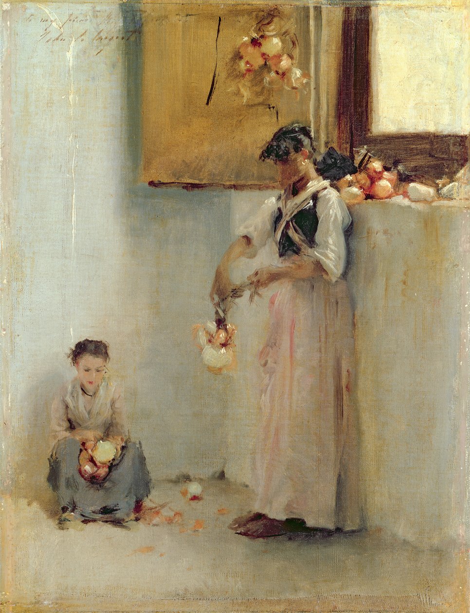 Soğan İkma, c.1882 (tuval üzerine yağlı boya) by John Singer Sargent
