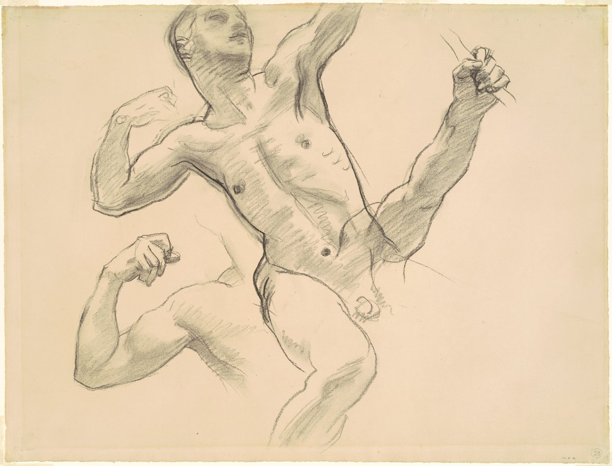 Chiron ve Achilles için Aşil Çalışmaları, 1922-1925. by John Singer Sargent